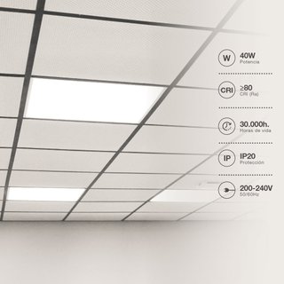 Panel LED de Superficie Blanco