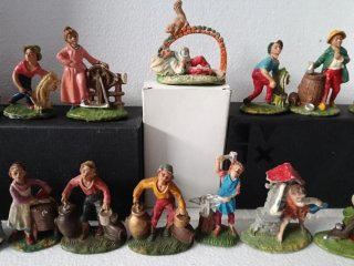 Pastori presepe, doppie mestieri 8€ cad.