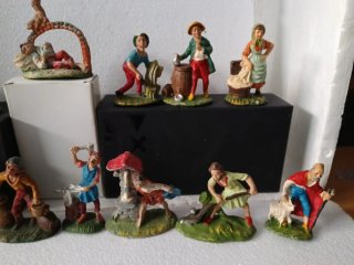 Pastori presepe, doppie mestieri 8€ cad.