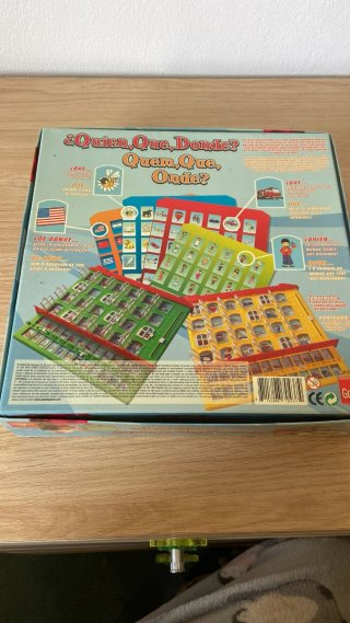 Juego de mesa infantil ¿Quién, Qué, Dónde?