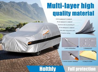 Holthly Funda Coche Exterior Impermeable