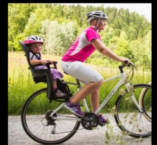 Silla coche Cybex + Silla portabebé bici
