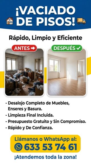 Portes Mudanzas Vaciados