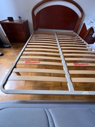 Struttura a doghe per letto 135 cm