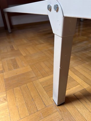 Struttura a doghe per letto 135 cm