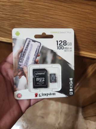 Tarjeta MicroSD Kingston 128GB + Adaptador