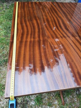 Mesa auxiliar vintage de madera