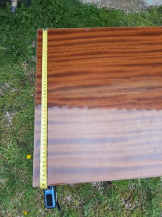 Mesa auxiliar vintage de madera