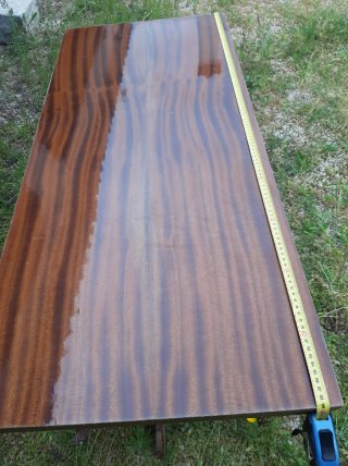 Mesa auxiliar vintage de madera