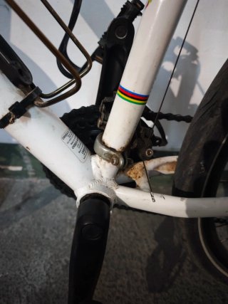 Bicicleta Orbea Blanca en muy buen estado