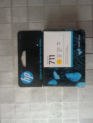 Pack de 8 Cartuchos Tinta HP 711 Amarillo 29ml