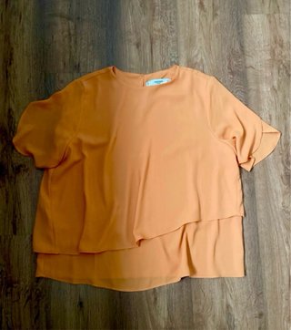 Blusa Mango Naranja Talla M