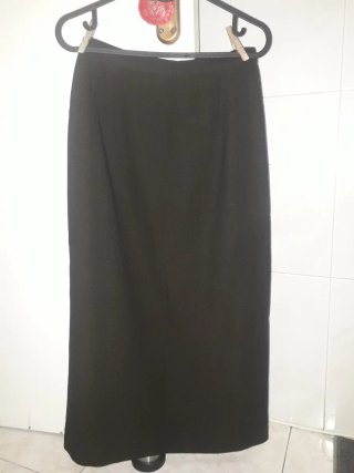 Falda Adolfo Domínguez  Negra Talla L/40