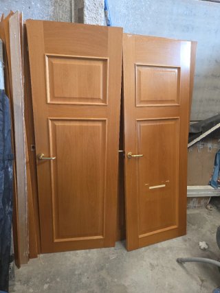 Puertas de madera (5 uds)