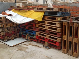 Palets de madera usados