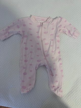 Lote 2 pijamas bebé 56 cm