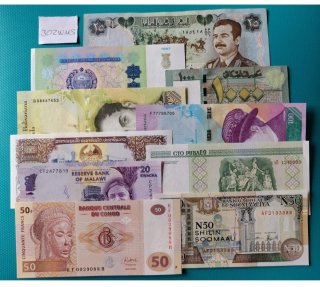 Lote 10 Billetes Nuevos SC