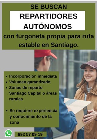 Se Buscan Repartidores Autonomos