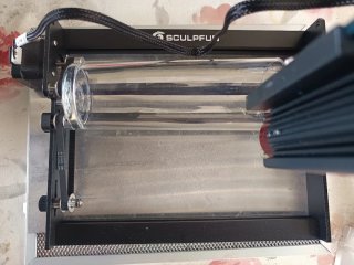 Grabador Láser SCULPFUN + Rodillo rotativo
