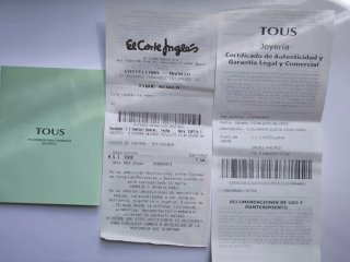 Colgante TOUS Plata 925 Ónix Negro Original y Caja