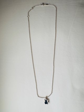 Collar Tous Plata Ley Oso Onix