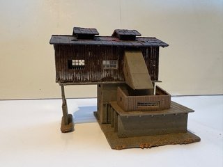 Maqueta Edificio Industrial Simulación Abandono