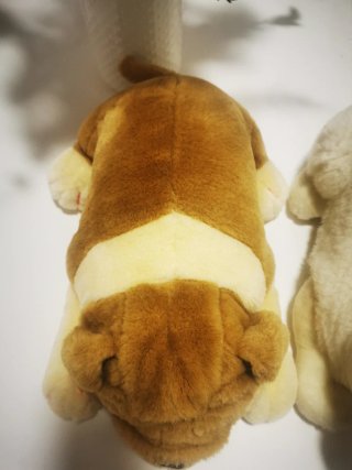 Lote peluches perro y conejo