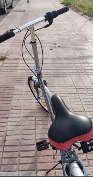 Bicicleta Plegable 20 Gris