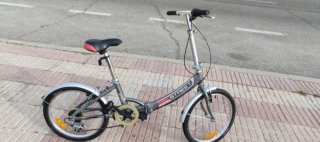 Bicicleta Plegable 20 Gris