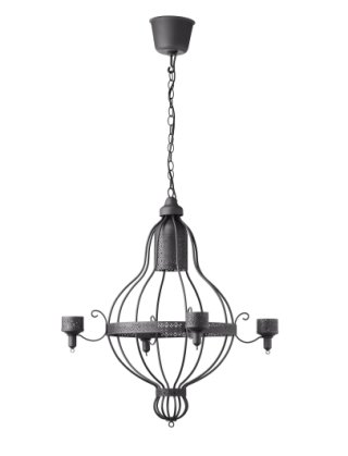 2 Lámparas Techo Metal ÄPPELVIKEN IKEA Velas