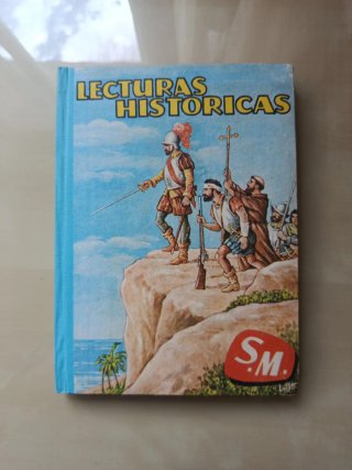 Libro escolar antiguo. Lecturas históricas.