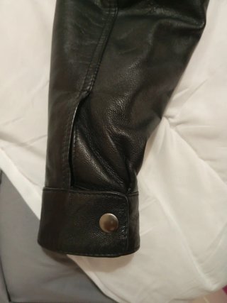 Giubbotto in pelle Conbipel nero  tg48