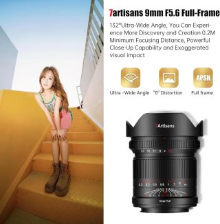 7Artisans 9mm F5.6 Lente Gran Angular