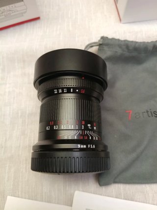 7Artisans 9mm F5.6 Lente Gran Angular