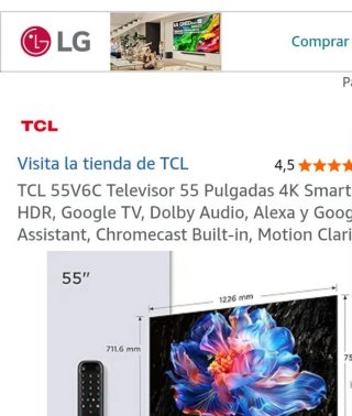 TCL 55 4K UHD TV smart tv