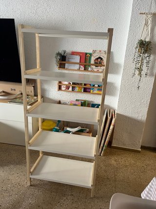 Estantería IKEA Ekenabben Madera y Blanco