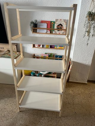 Estantería IKEA Ekenabben Madera y Blanco