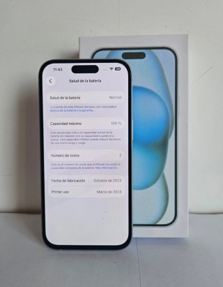 iPhone 15 Azul 256Gb