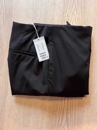 COS 98% Wool Chocolate Tailored Pants With Waist Detail NWT 99€