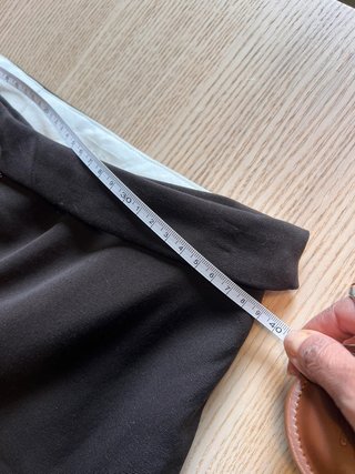 COS 98% Wool Chocolate Tailored Pants With Waist Detail NWT 99€
