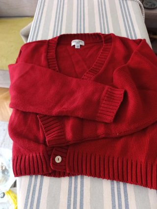 Chaqueta de punto NICK & NICK roja Talla S