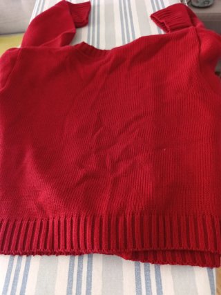 Chaqueta de punto NICK & NICK roja Talla S