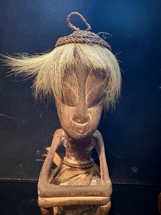 Conjunto de tres Figuras Étnicas Madera