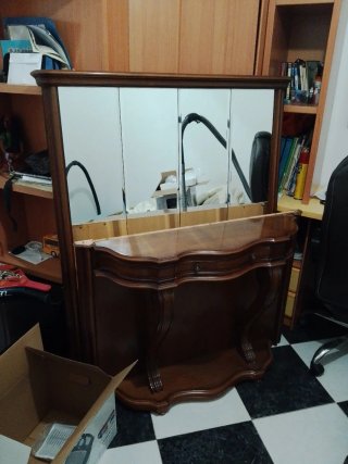 Entradita clásica de madera
