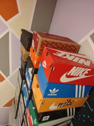 Lote Cajas Zapatillas Nike Adidas Puma DC Fila, 5€