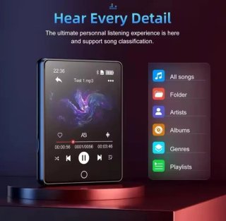 Reproductor Audio/Vídeo Pantalla Táctil+Auriculars