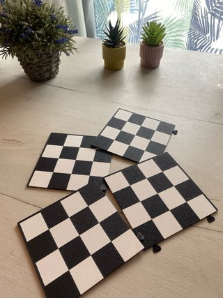 Tablero ajedrez desmontable