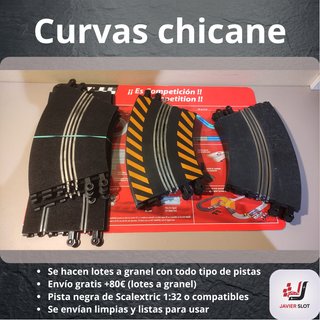 Curva chicane Scalextric