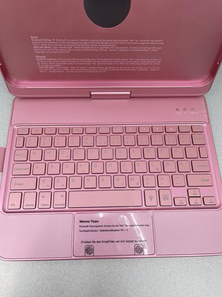 Custodia Tastiera Bluetooth iPad Rosa con Touchpad