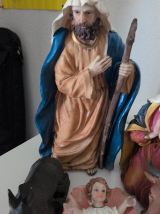Belén figuras resina